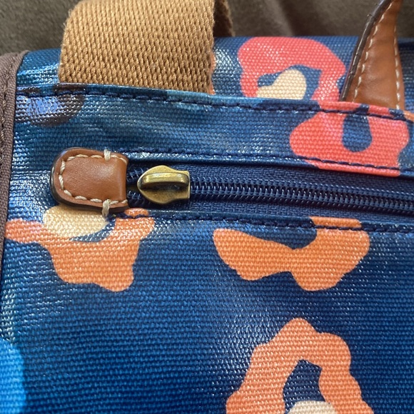 Fossil floral coated canvas pretty hobo purse - Picture 9 of 12